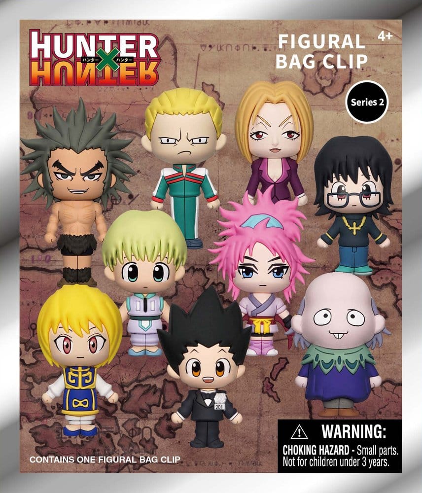 Hunter × Hunter 3D Foam Bag Clips Series 2 Display (24)