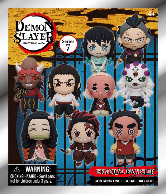 Demon Slayer 3D PVC Bag Clips Series 7 Display (24)