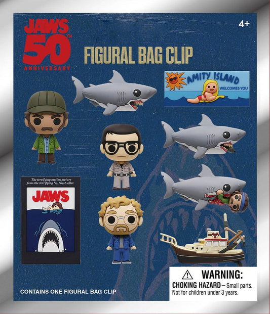 Jaws 3D PVC Bag Clips 50th Anniversary Series 1 Display (24)