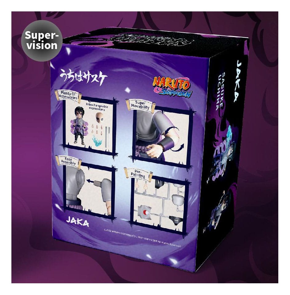 Naruto Plastic Model Kit Sasuke Uchiha 12 cm Model kits