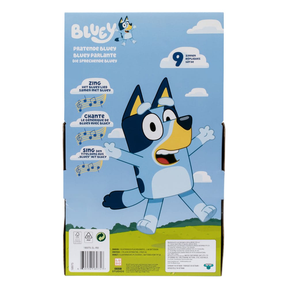 Bluey Talking Plush Toy Bluey 33 cm Plushes