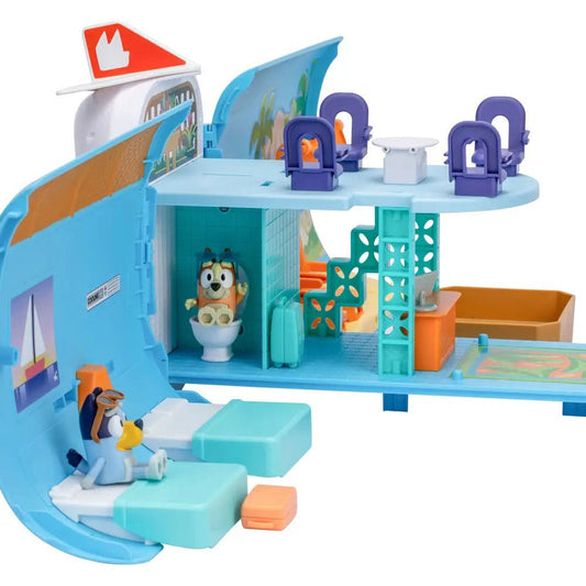 Bluey Mini Figure Playset Bluey Holiday 3in1 Set