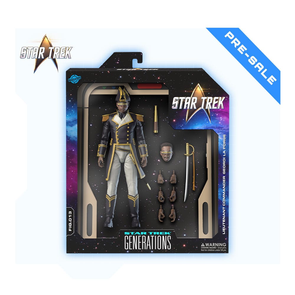 Star Trek: Generations Actionfigur 1/10 Wave 2 Sailor Uniform Geordi La Forge 16 cm
