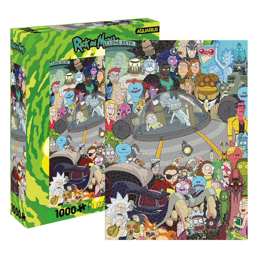 Rick and Morty Jigsaw Puzzle Group (1000 pieces) Puzzles