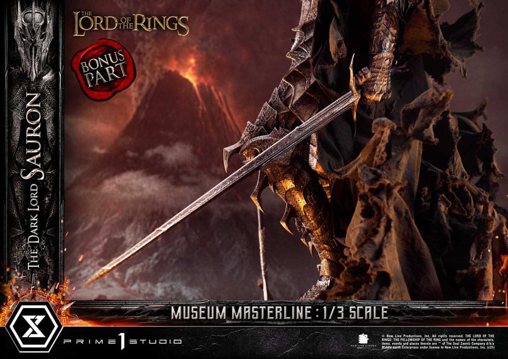 Lord of the Rings Museum Masterline Series Statue 1/3 The Dark Lord Sauron Bonus Version 117 cm Statues