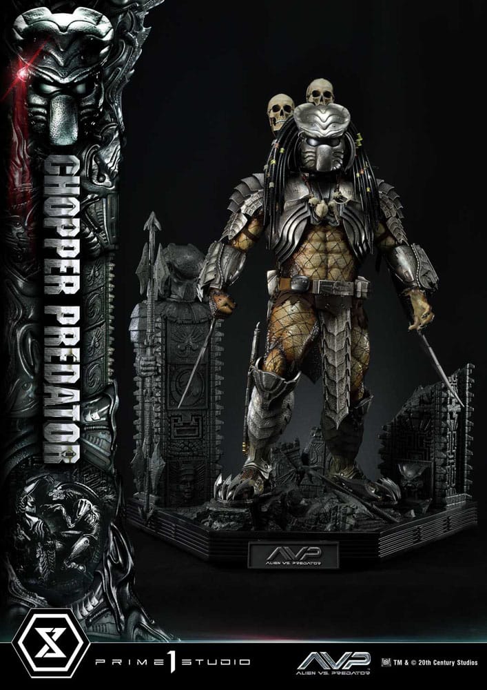 The Alien vs. Predator Museum Masterline Series Statue 1/3 Chopper Predator 103 cm Statues
