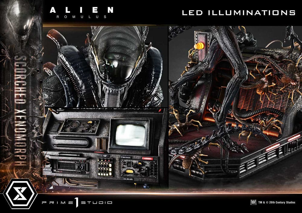 Alien: Romulus Museum Masterline XL Statue 1/3 Scorched Xenomorph 98 cm Statues