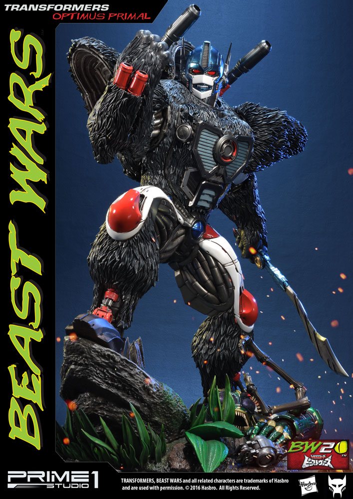 Transformers Beast Wars 1/3 Statues Optimus Primal & Optimus Primal Exclusive 63 cm Assortment (3) Statues