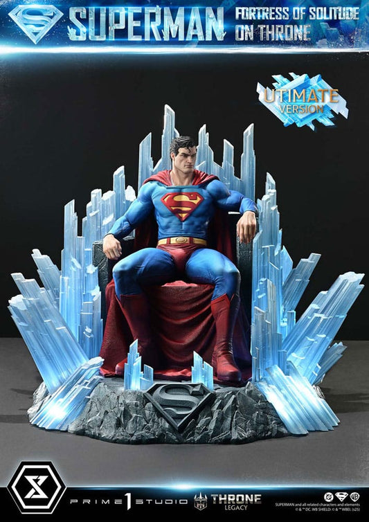 DC Comics Throne Legacy Collection Statue Statue 1/4 Superman Fortress of Solitude on Throne (Design by Gabriele Dell'Otto) Ultimate Bonus Version