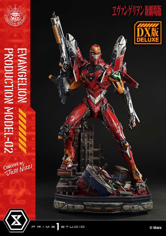 Rebuild of Evangelion Ultimate Diorama Masterline Series Statue Evangelion Production Model-02 (Concept By Josh Nizzi) Deluxe Version 73 cm