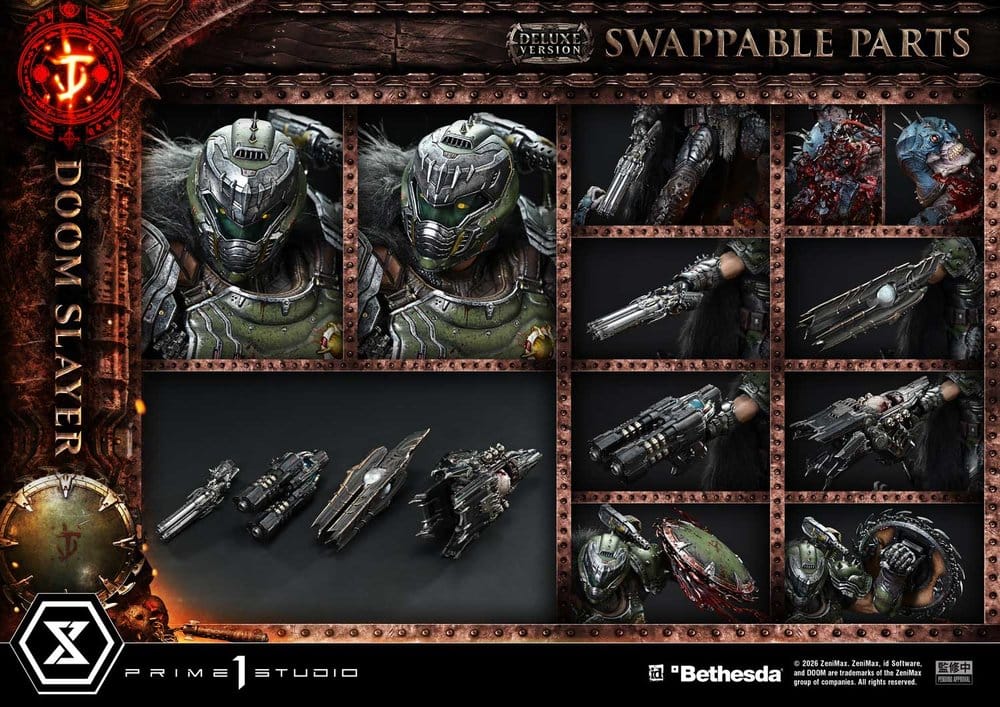 DOOM: The Dark Ages Ultimate Premium Masterline Series Statue 1/4 DOOM Slayer Deluxe Version 77 cm