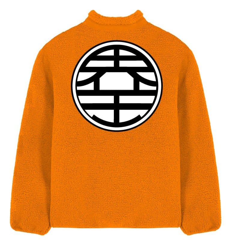 Dragon Ball Z Sherpa Jacket Goku Kanji Size XXL