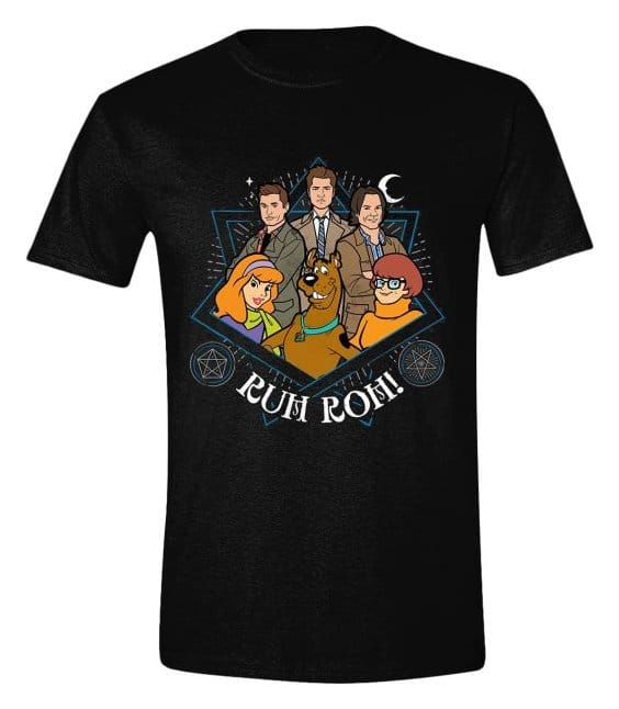 Supernatural T-Shirt Scoobynatural Group Ruh Roh Size L