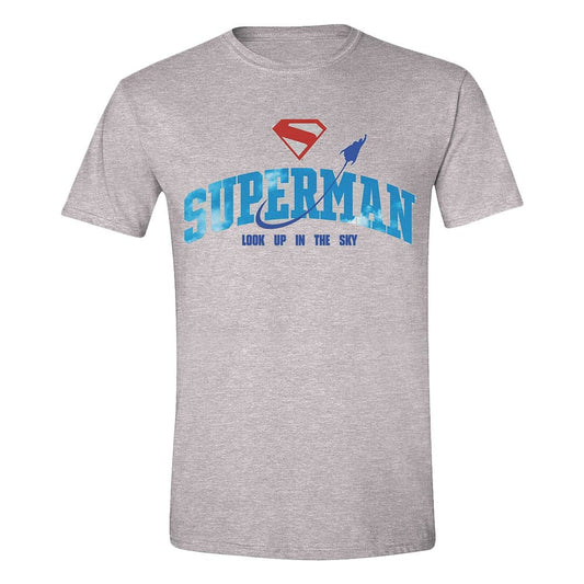 DC Comics T-Shirt Superman Look Up In The Sky Size XL