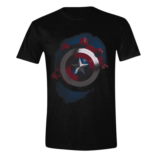 Captain America Brave New World T-Shirt Captain America Shield with Red Size M
