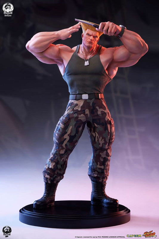 Street Fighter 6 PVC Statue 1/4 Guile Deluxe Edition 50 cm