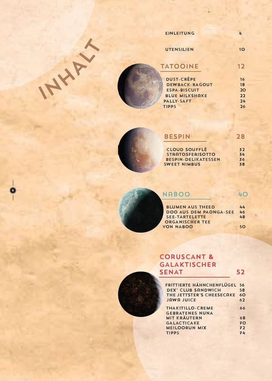 Star Wars Cookbook Cantina: 40 Recipes from a Galaxy Far, Far Away *German Version*