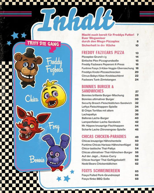 Five Nights at Freddy's: The Official Cookbook - Over 40 Exciting Recipes! *German Version*