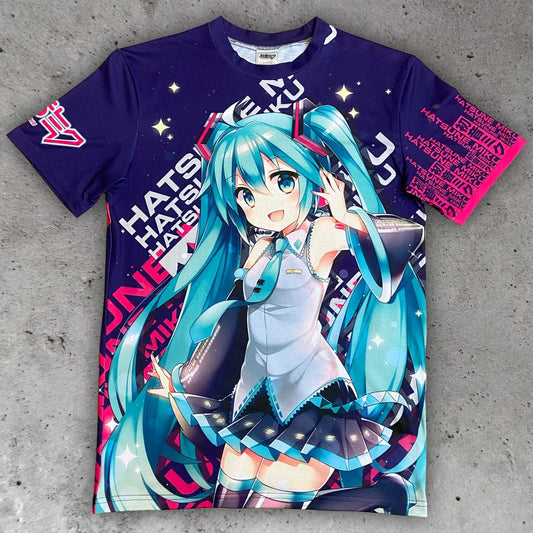 Hatsune Miku T-Shirt Expressive Vibes Size L
