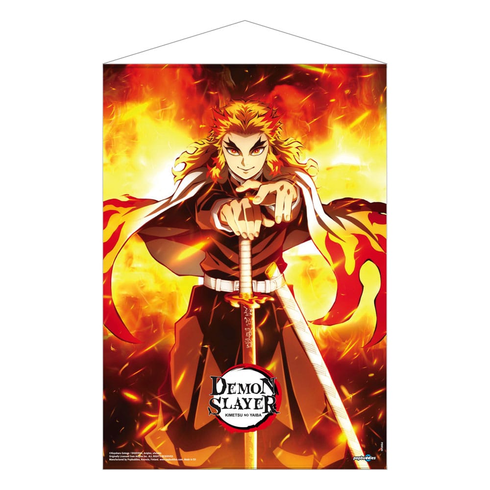 Demon Slayer: Kimetsu no Yaiba Wallscroll Kyojuro Rengoku 50 x 70 cm Posters & Wallscrolls