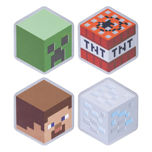Minecraft Coaster 4-Pack