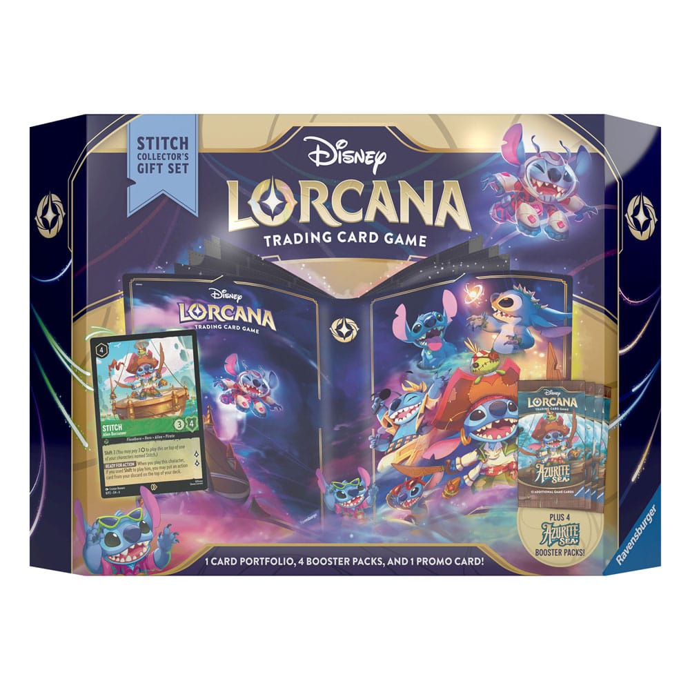 Disney Lorcana TCG Azurite Sea Gift Set Stitch *English Edition* Trading cards
