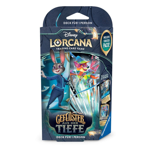 Disney Lorcana TCG Geflüster aus der Tiefe Starter Decks Display (8) *German Edition*