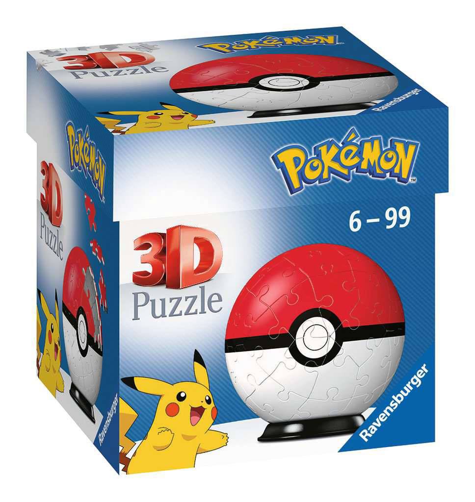 Pokémon 3D Puzzle Pokéballs: Classic (55 pieces) Puzzles