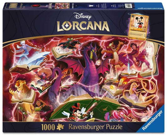 Disney Lorcana Jigsaw Puzzle Glimmers of the Realm: Ruby (1000 pieces) Puzzles