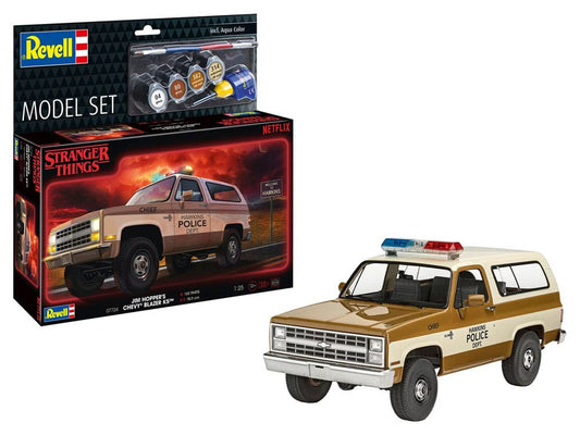 Stranger Things Model Kit Set 1/25 1985 Chevrolet K5 Blazer 19 cm