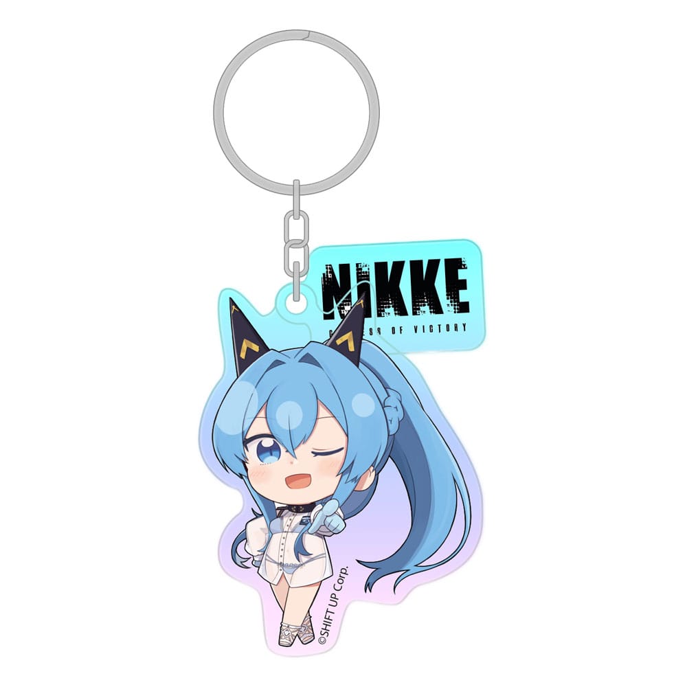 Goddess of Victory: Nikke Acrylic Keychain Helm Holographic 7 cm Keyrings