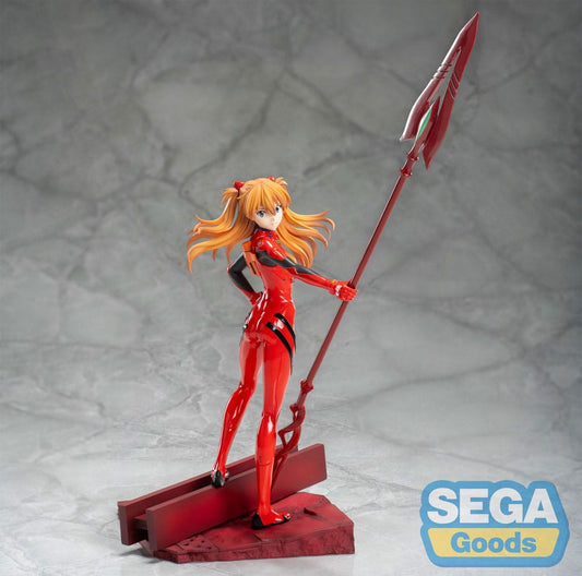 Evangelion: 3.0+1.0 Thrice Upon a Time Luminasta PVC Statue Asuka Shikinami Langley x Spear of Longinus 20 cm