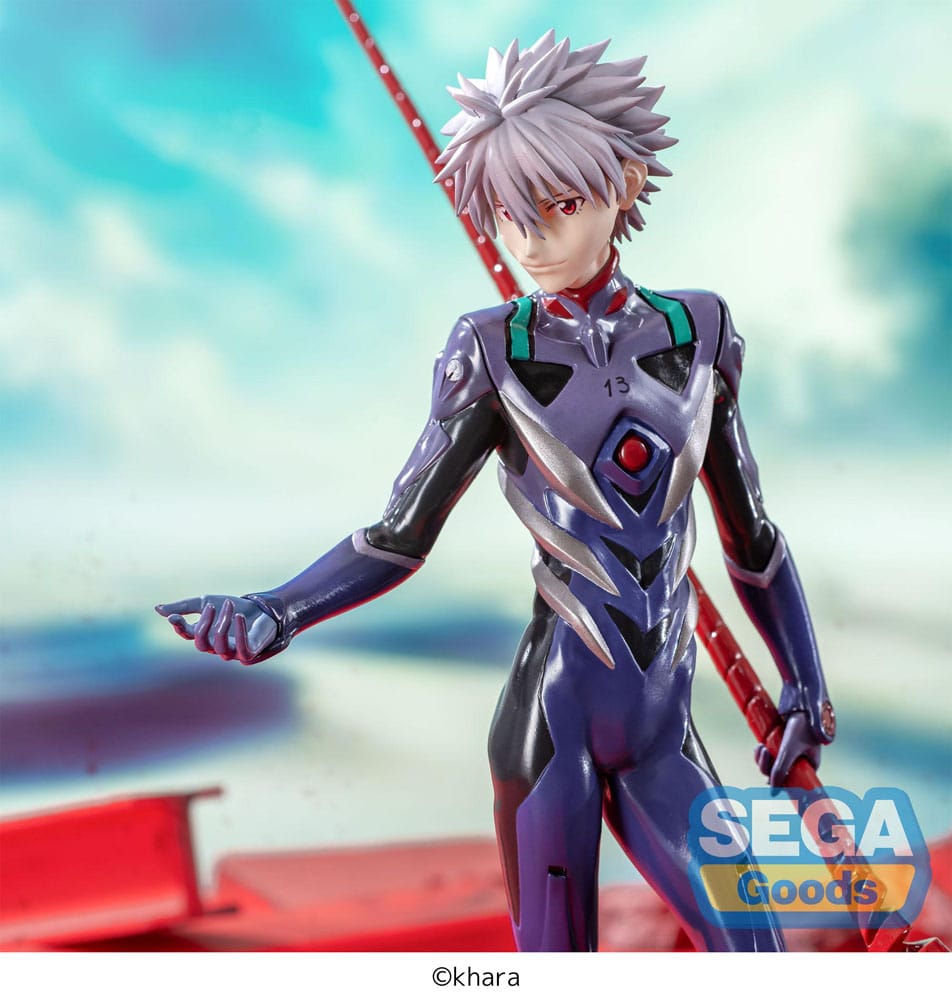 Evangelion: 3.0 + 1.0 Thrice Upon a Time Luminasta PVC Statue Kaworu Nagisa x Spear of Longinus 21 cm Statues