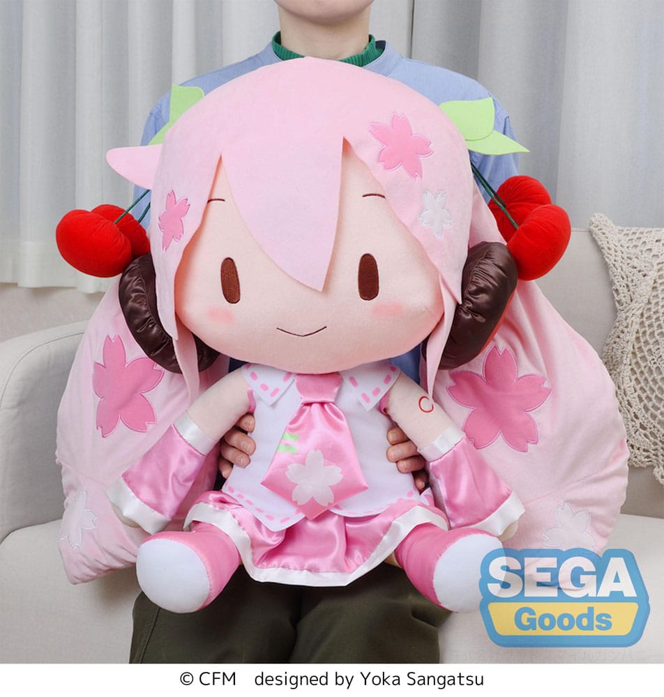 Character Vocal Series 01: Hatsune Miku Fuwa Petit Plush Figure Sakura Miku Dodeka Jumbo 50 cm