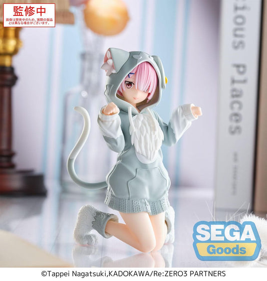 Re:Zero Starting Life in Another World Yumemirize PVC Statue Ram Mofumofu Pack 11 cm