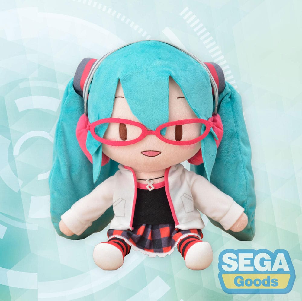 Hatsune Miku Project Diva Arcade Future Tone Fuwa Petit Plush Figure Hatsune Miku Natural LL 30 cm Plushes