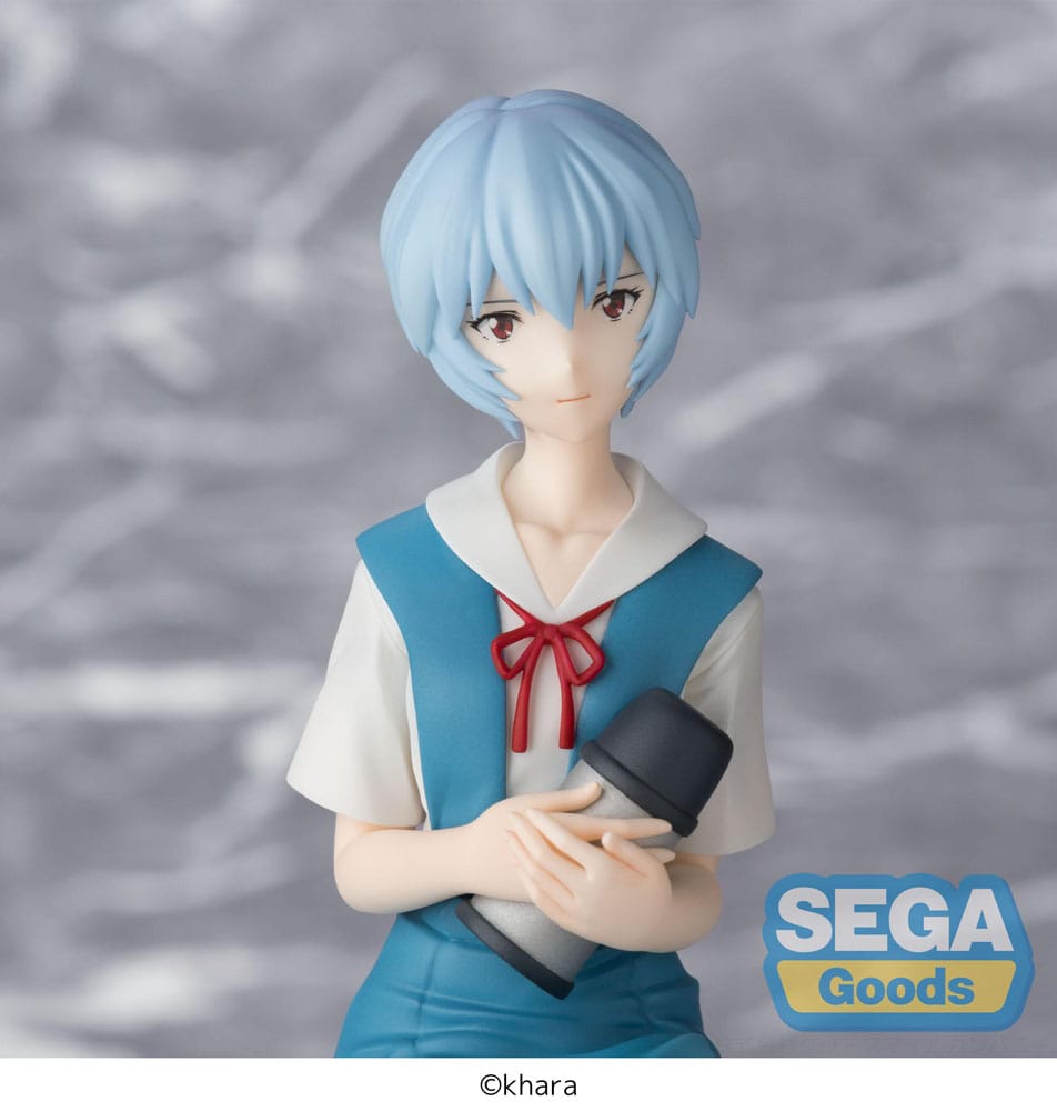 Rebuild of Evangelion PM Perching PVC Statue Rei Ayanami Evangelion New Theatrical Edition 14 cm Statues