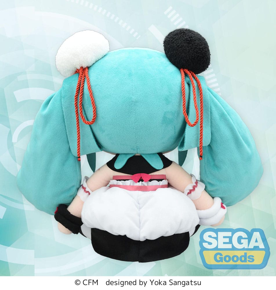 Character Vocal Series 01: Hatsune Miku Fuwa Petit Plush Figure Hatsune Miku Panda Bun LL 40 cm