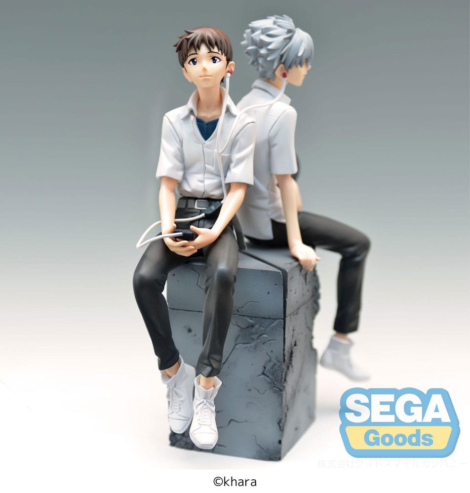 Rebuild of Evangelion Luminasta PVC Statue Shinji & Kaworu Evangelion: New Theatrical Edition Shinji Ver. 17 cm Statues