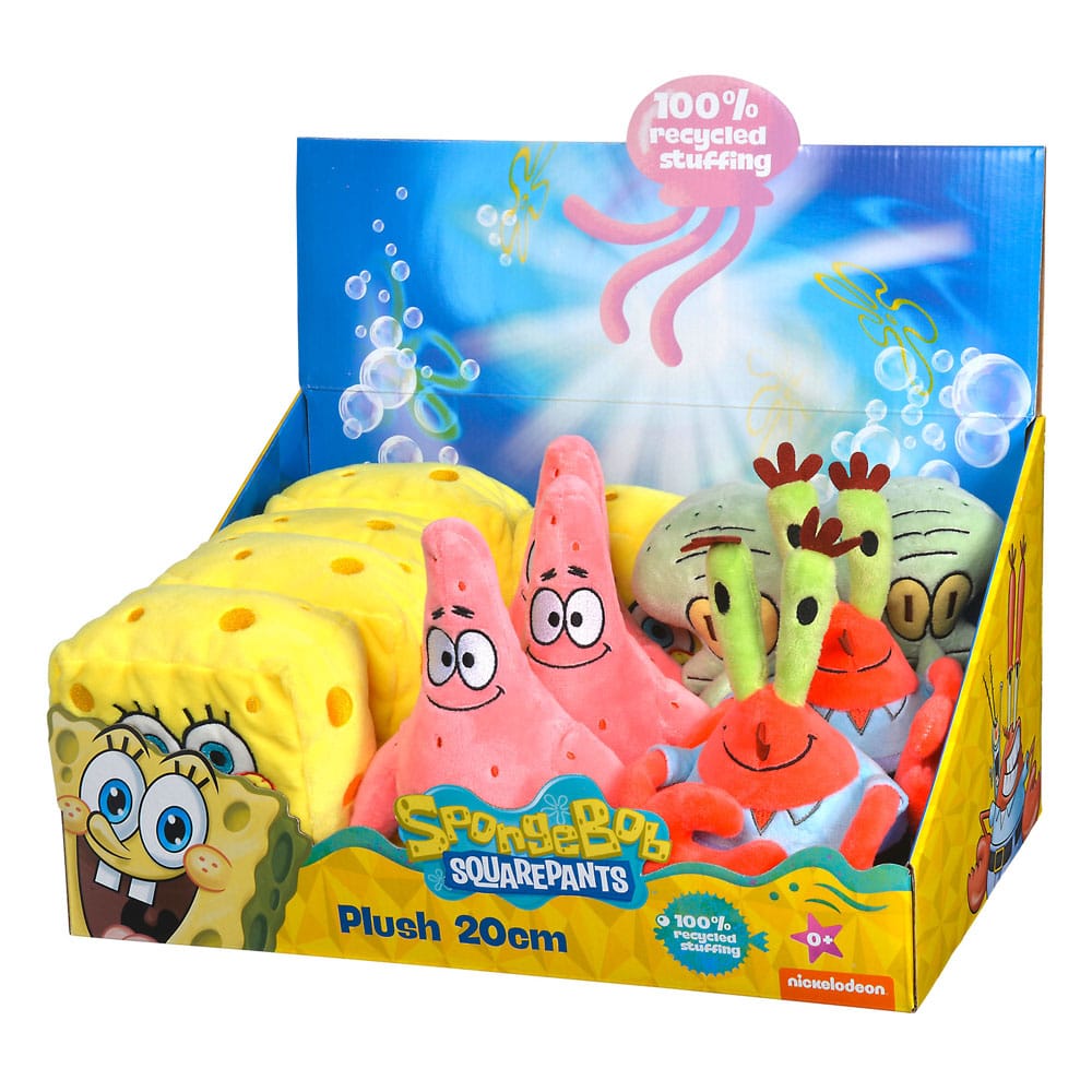 Spongebob Squarepants Plush Figures 20 cm Assortment (12)