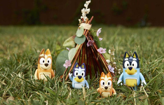 Bluey: Family 4 Piece Figure Set