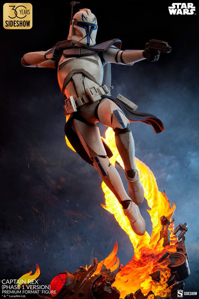 Star Wars Premium Format Figure Captain Rex (Phase 1 Version) Sideshow Exclusive 68 cm