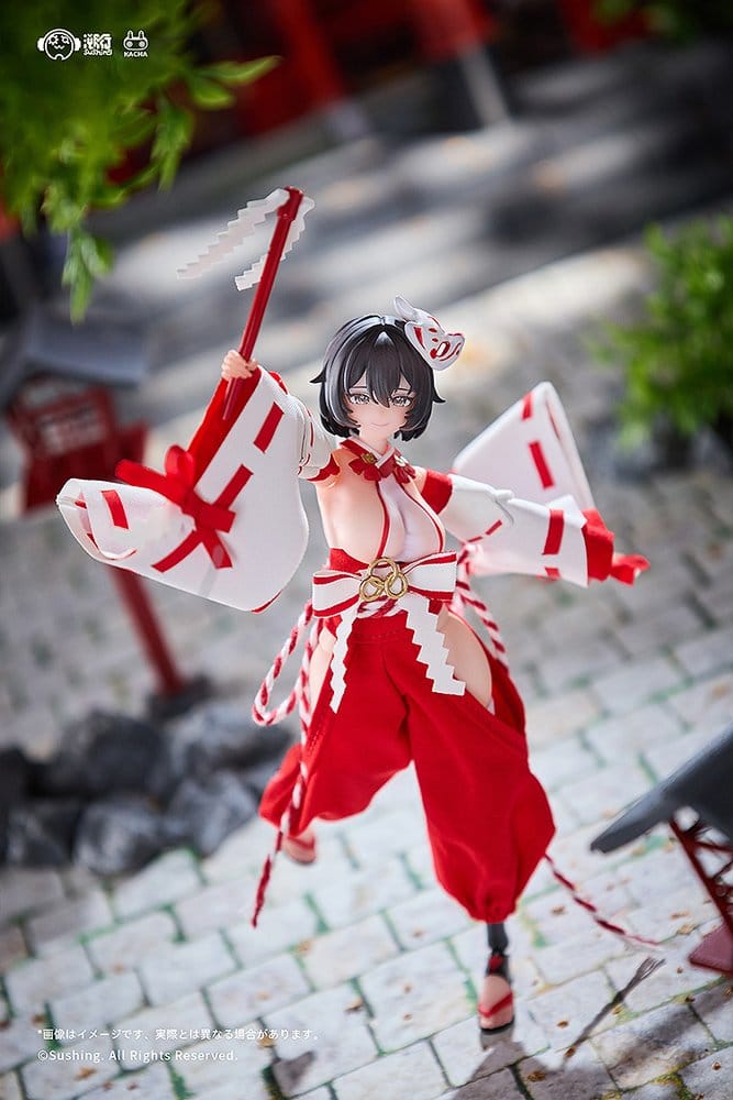 Combat Priestess Action Figure 1/12 Kikyou Uefuji 15 cm