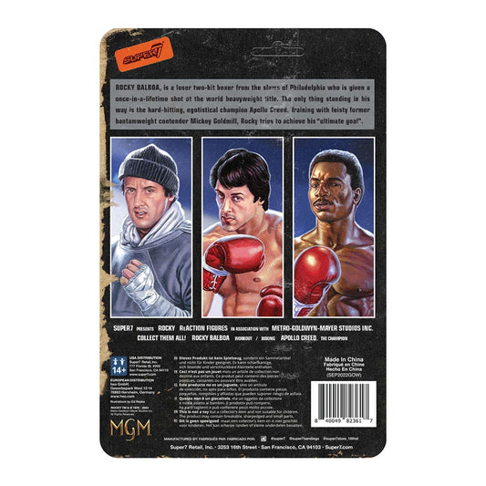 Rocky ReAction Action Figure Apollo Creed 10 cm