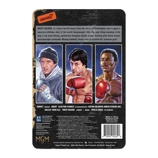 Rocky ReAction Action Figure Rocky Balbloa Workout 10 cm
