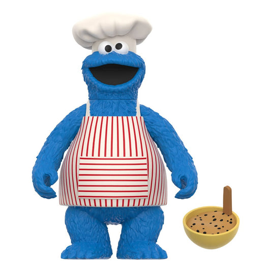 Sesame Street ReAction Action Figure Wave 04 Chef Cookie Monster 10 cm