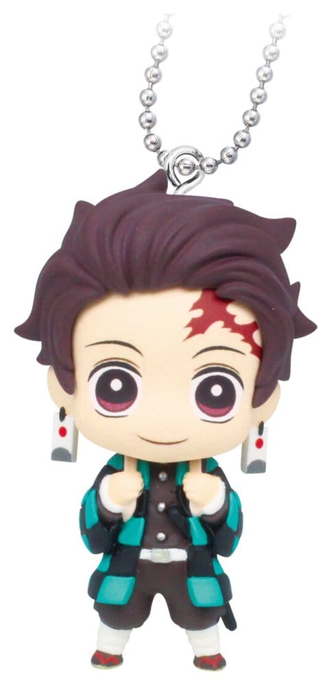 Demon Slayer: Kimetsu no Yaiba Swing Danglers Keychains 3 cm Mystery Capsule Display (12)