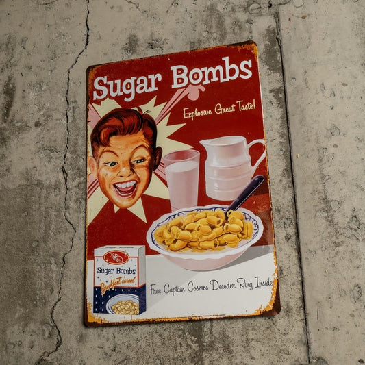 Fallout Metal Sign Sugar Bombs