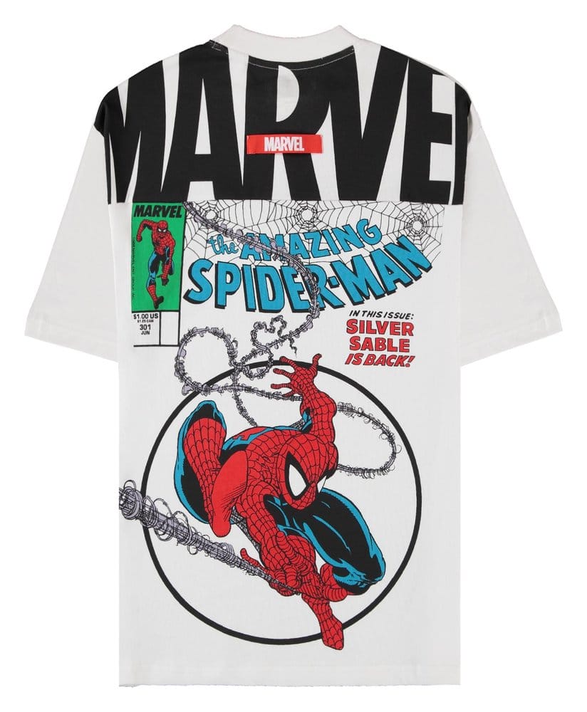 Marvel T-Shirt Spider Man Split Comic Size M