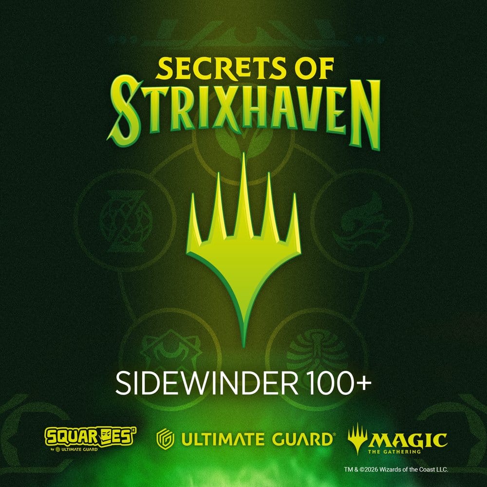 Ultimate Guard Sidewinder 100+ Xenoskin Magic: The Gathering "Secrets of Strixhaven" - Black Mythic (Alternate Art)